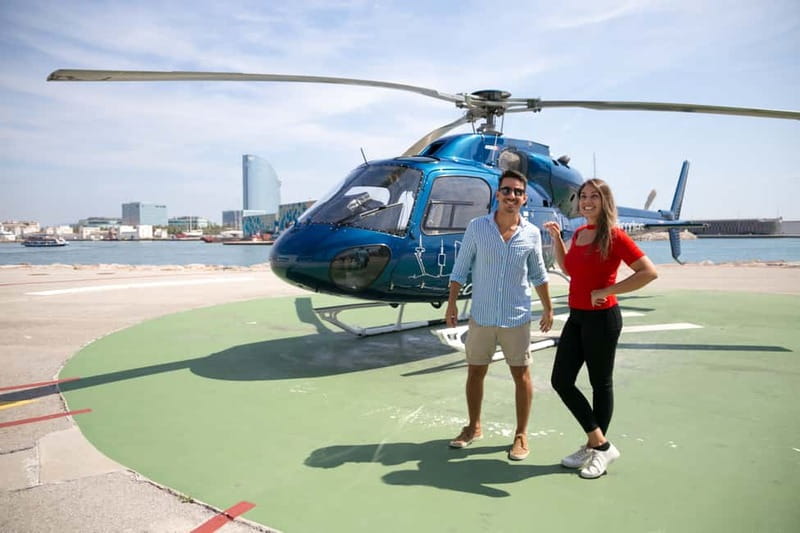 Barcelona: Helicopter Flight & Heliport Boat Transfer - The included flight video