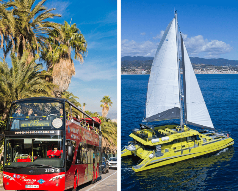 Barcelona: Hop-On Hop-Off Bus with Sailing Cruise - What this Barcelona combination tour actually gives you
