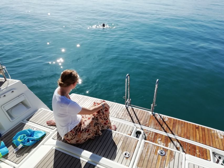 Barcelona: Luxury Private Yacht Daytime Cruise - Open water and Barcelona’s coastal skyline