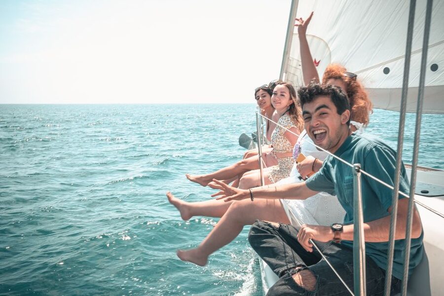 Barcelona: Midday or Sunset Sailing with Open Bar and Snacks - Three to four miles offshore