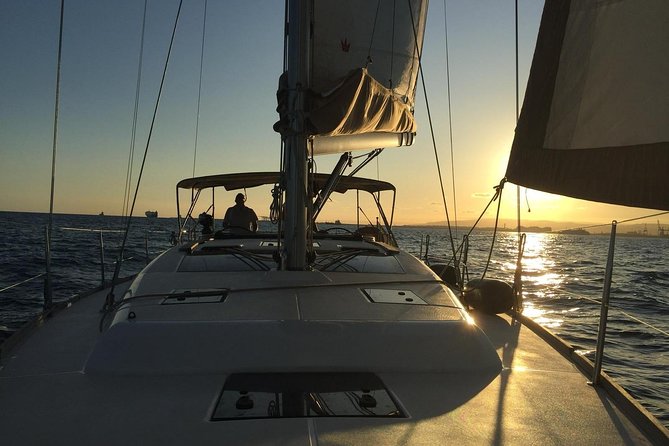 Barcelona Sunset Cruise with Light Snacks and Open Bar - Sunset views from the open sea