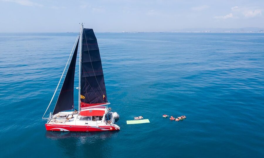 Barcelona: Sunset or Day Catamaran Cruise with Tapa & Drink - What the two-hour route feels like