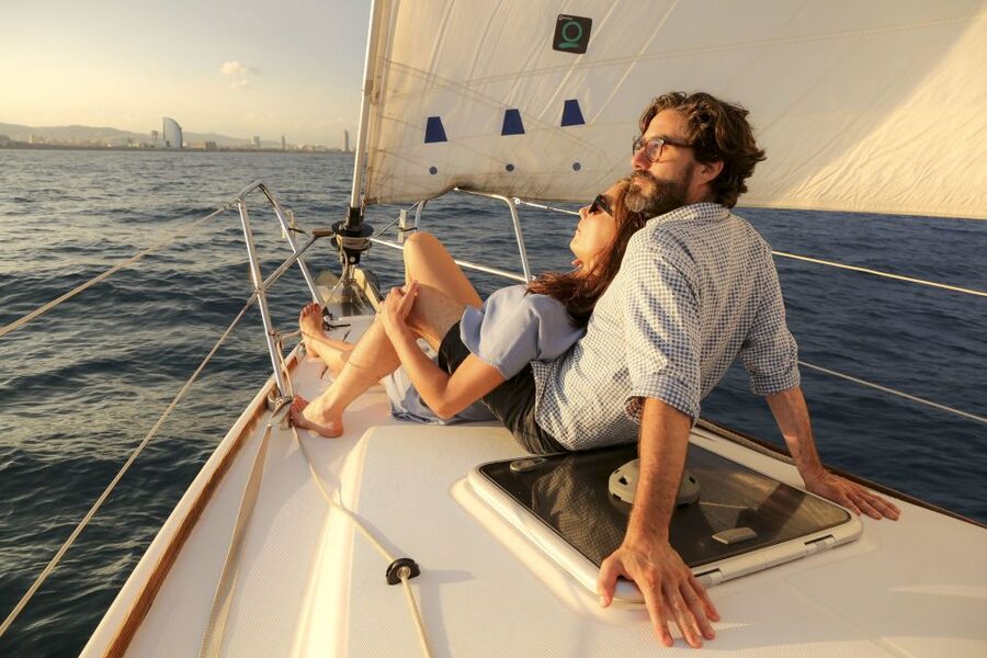 Barcelona: Unique Sunset Sailing Tour with Tapas & Open Bar - Starting at Port Olímpic