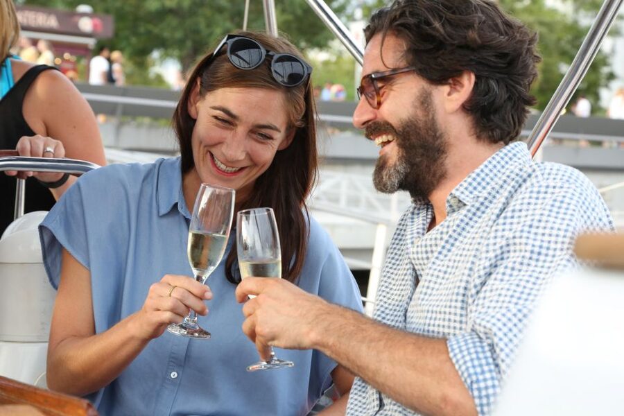 Barcelona: Unique Sunset Sailing Tour with Tapas & Open Bar - Leaving the marina and finding your sea legs