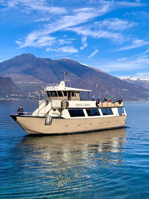 Bellagio: Lake Como Shared Boat Tour - Bellagio departure and the first lake views