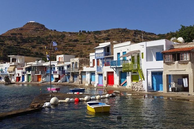 Best of Milos and Poliegos Catamaran snorkelling Cruise with BBQ - Tsigrado, the old sulfur mines, and views from the water