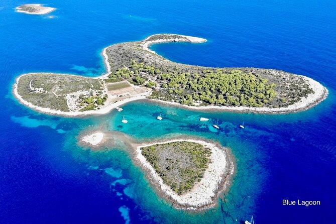 Blue cave, Mamma Mia and Hvar, 5 islands speedboat tour - The Srebrena stop adds the Mamma Mia connection