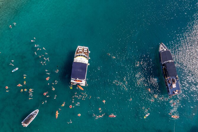 Blue Lagoon & 3 Islands Cruise with Lunch from Split - Čiovo: an easy first swim in a calm bay