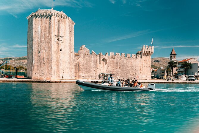 Blue Lagoon & 3 Islands Small-Group Speedboat Tour - Trogir gives you one hour of old stone and sea views