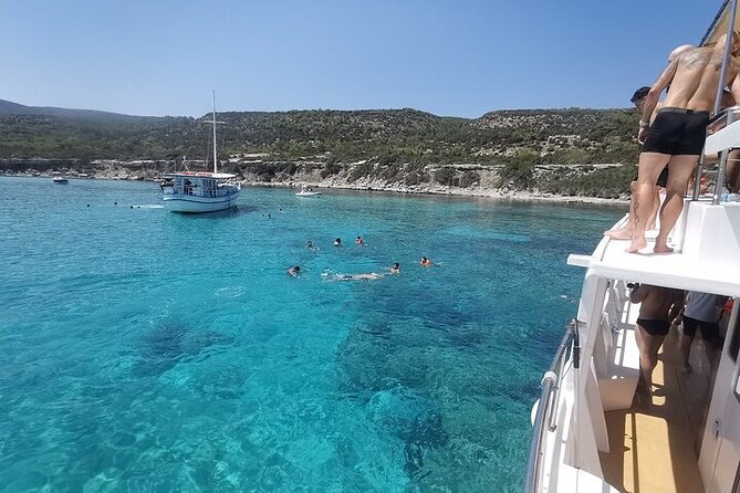 Blue Lagoon Cruise with Sightseeing from Latchi Harbour - Sailing past the Baths of Aphrodite