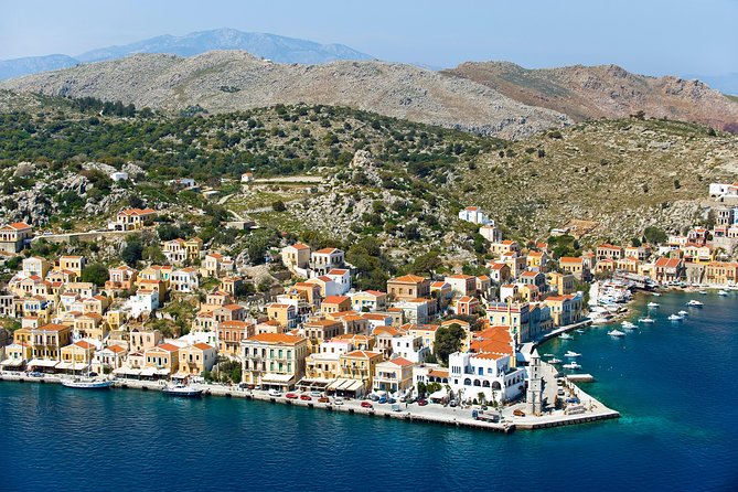 Boat Trip to Symi Island with swimming stop at St George Bay - What this Rhodes to Symi day actually includes