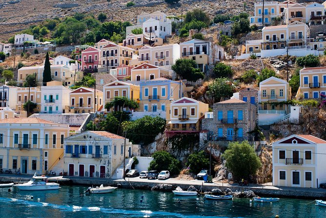 Boat Trip to Symi Island with swimming stop at St George Bay - The long ride from Rhodes to Saint George Bay