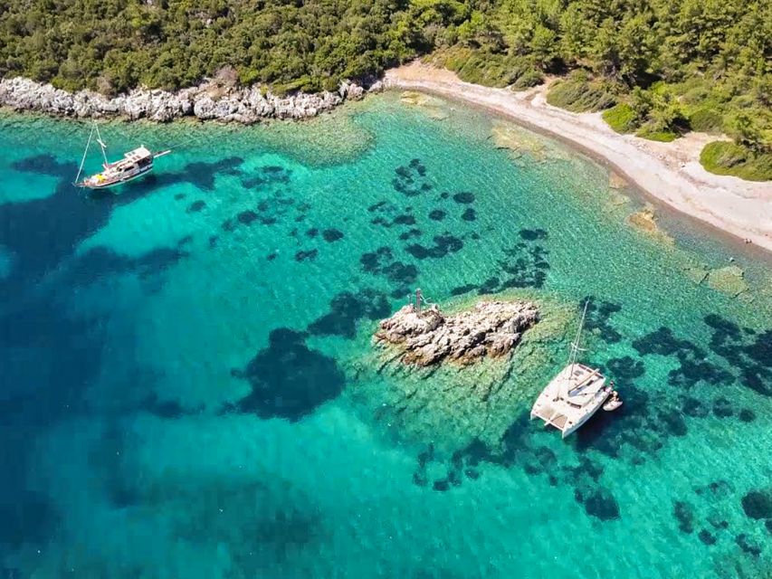Bodrum: Orak Island Boat Tour with Swim Stops and Lunch - German Bay: the first chance to swim