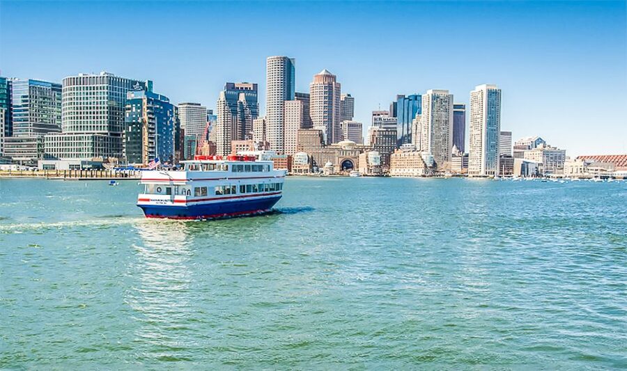 Boston: Boston Harbor Sunset Cruise - Checking in behind the Boston Harbor Hotel