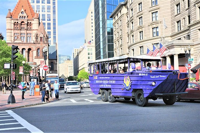 Boston Duck Boat Sightseeing City Tour with Cruise Along Charles River - Downtown landmarks and the story of revolution