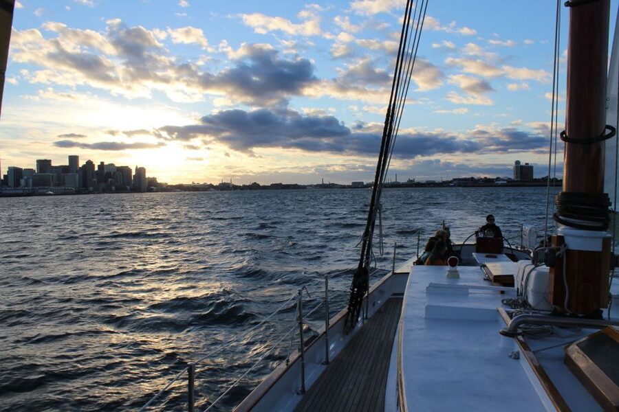 Boston: Harbor Champagne Sunset Sail from Rowes Wharf - Practical comfort, access, and etiquette
