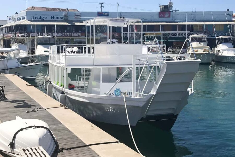 Bridgetown: Carlisle Bay Turtle and Shipwreck Boat Cruise - Glass-bottom views before snorkeling