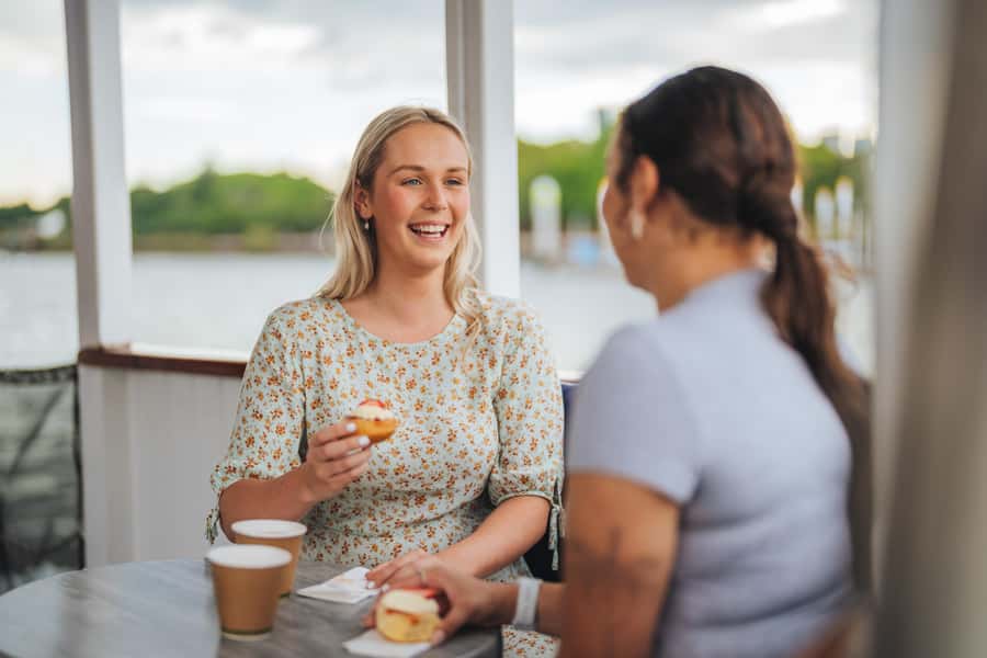Brisbane: Morning Sightseeing Cruise: 10:30am-12pm (90min) - Morning tea, the onboard bar, and comfort