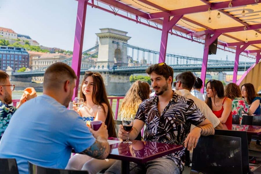 Budapest Sightseeing Cruise with Welcome Drink - Buda Castle from the river