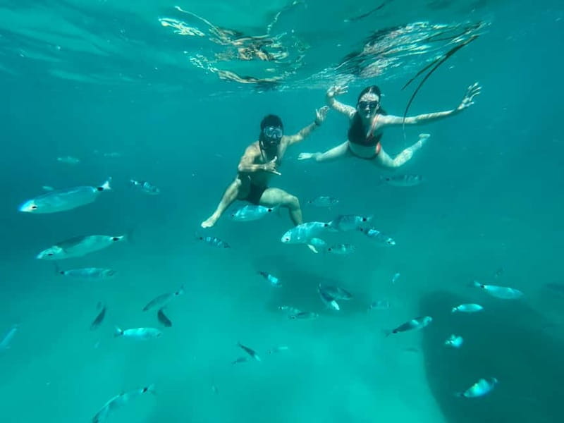 Cagliari: Boat Tour with 4 Swim Stops, Snorkeling & Prosecco - Cala Bernat: a quiet first swim