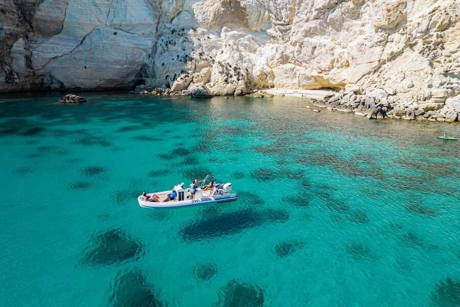 Cagliari: Zodiac Boat Tour, 3-4 SwimStops, Wine & Snorkeling - At a glance