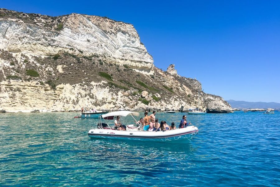 Cagliari: Zodiac Boat Tour, 3-4 SwimStops, Wine & Snorkeling - Cala Mosca: the first chance to swim