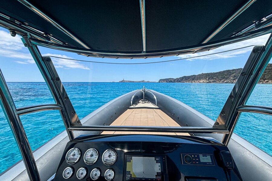 Cagliari: Zodiac Boat Tour, 3-4 SwimStops, Wine & Snorkeling - Leaving Marina Piccola for Poetto