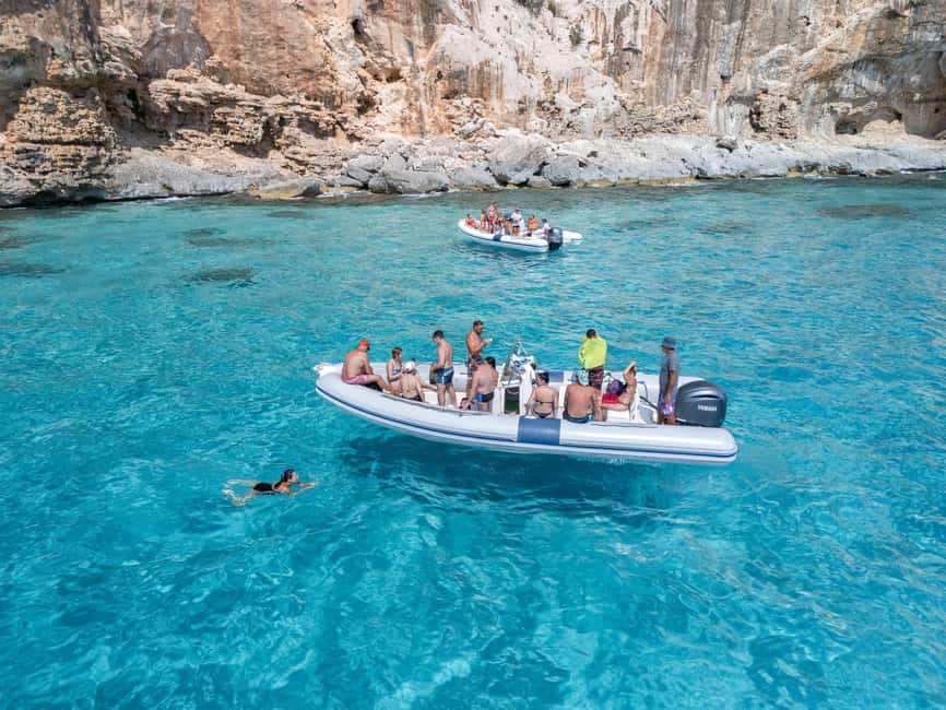 Cala Gonone: Gulf of Orosei Dinghy Cruise with Swim Stops - Beach stops at Cala Mariolu, Cala Biriola, and Cala Luna