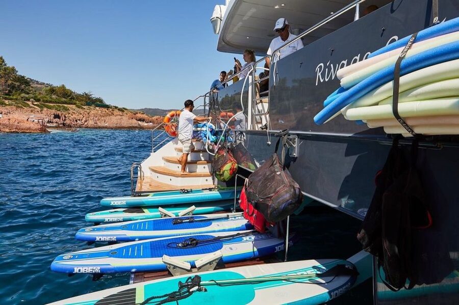 Cannes: Half-Day Catamaran Cruise - The swim stop is the real payoff