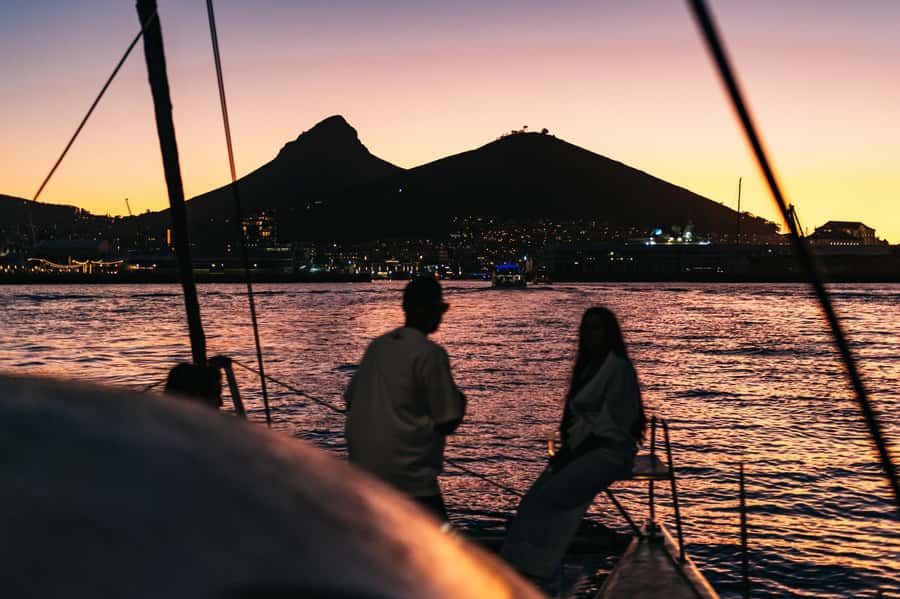 Cape Town: Sunset Catamaran Cruise on Table Bay with Bubbles - Passing Milnerton Lighthouse