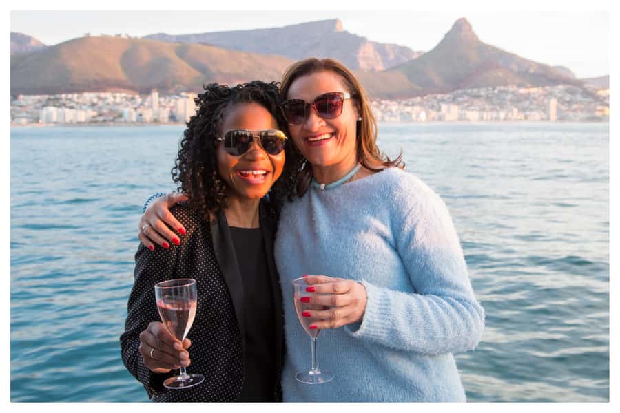 Cape Town: Sunset Champagne Cruise - Leaving the harbor and meeting the Atlantic