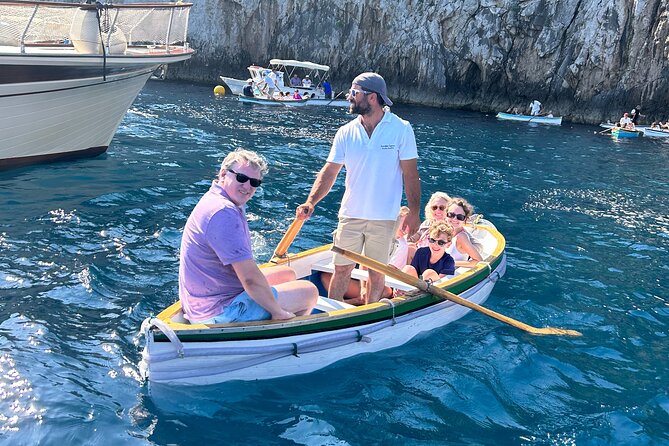 Capri Blue Grotto Small-Group Boat Day Tour From Sorrento - Meeting in Sorrento and settling aboard