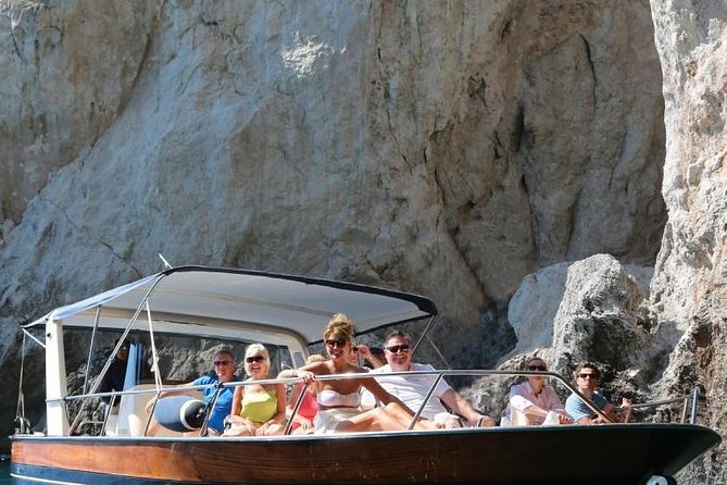 Capri Boat Tour from Sorrento: Swim, Grottos & Light Lunch - Cruising past Bagni della Regina Giovanna