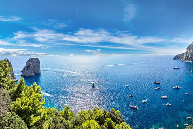 Capri Boat Tour from Sorrento: Swim, Grottos & Light Lunch - The Green Grotto and the Faraglioni rocks