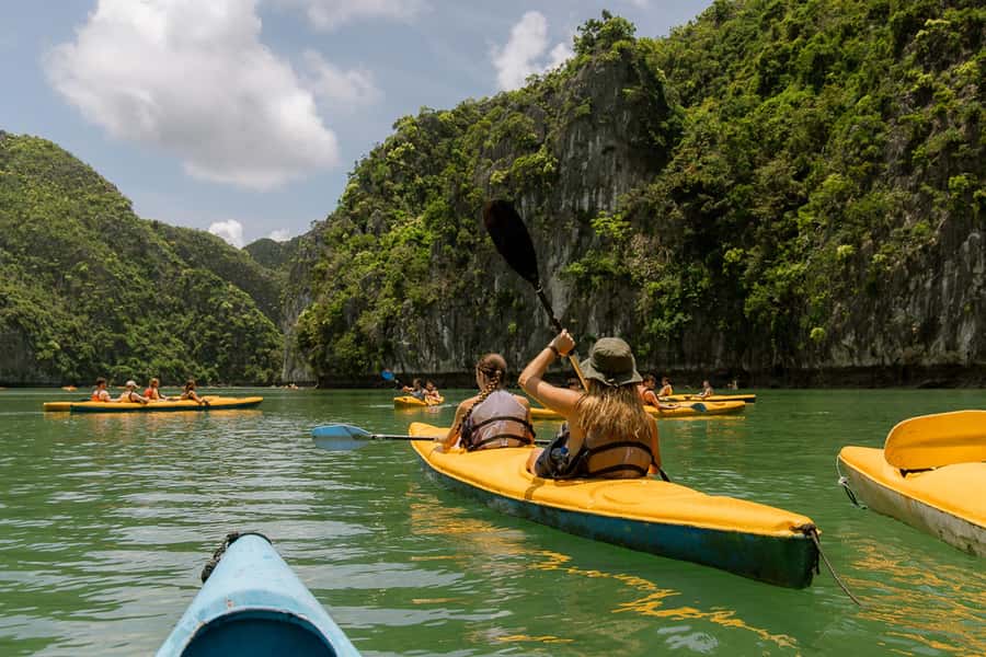 Cat Ba: Lan Ha & Ha Long Bay Kayak & Snorkel Boat Tour - Key points at a glance