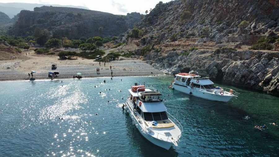 Chania: Menies Beach & Chironisia Bay Cruise with Snorkeling - Key points to know before you go