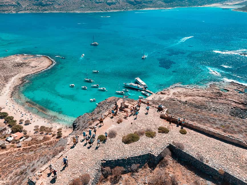 Chania/Rethymno: Balos & Gramvousa With Pickup & Boat Ticket - Gramvousa Island and the 137-meter castle climb
