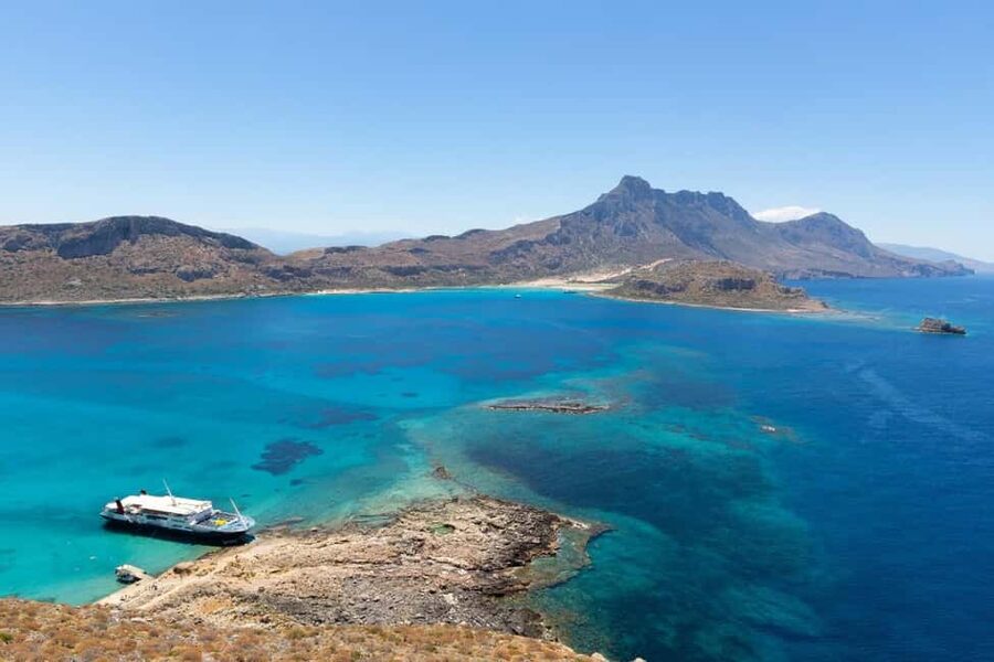 Chania/Rethymno: Balos & Gramvousa With Pickup & Boat Ticket - Balos Lagoon and two and a half hours in the water
