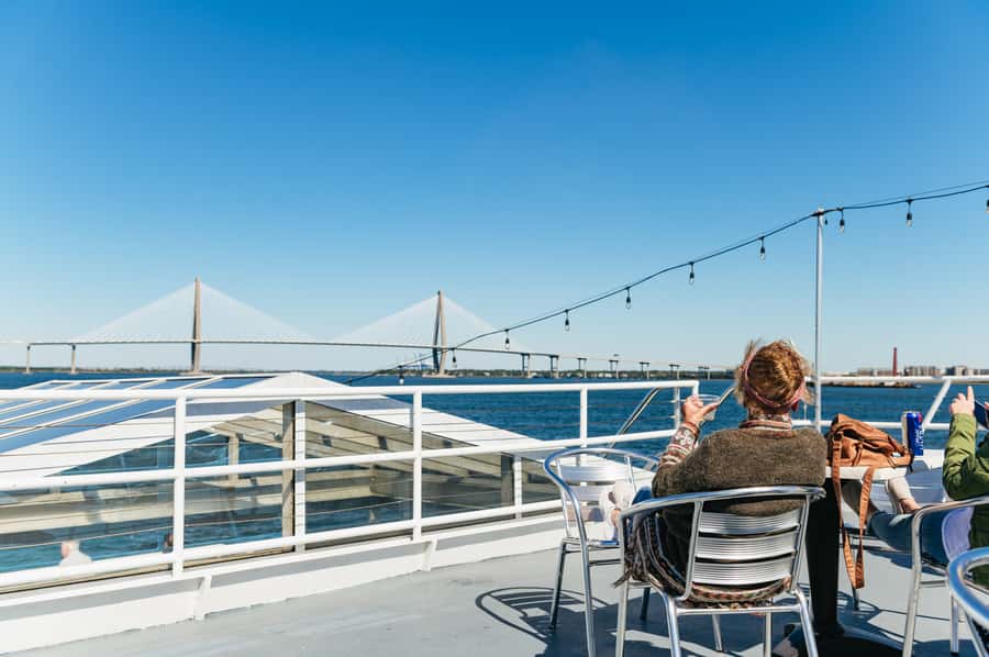 Charleston: Daytime or Sunset Historic Harbor Cruise - Dolphins, pelicans, and the pleasure of looking outward