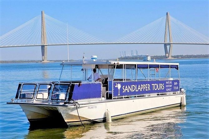 Charleston Harbor Sunset Cruise - Under the Arthur Ravenel Jr. Bridge