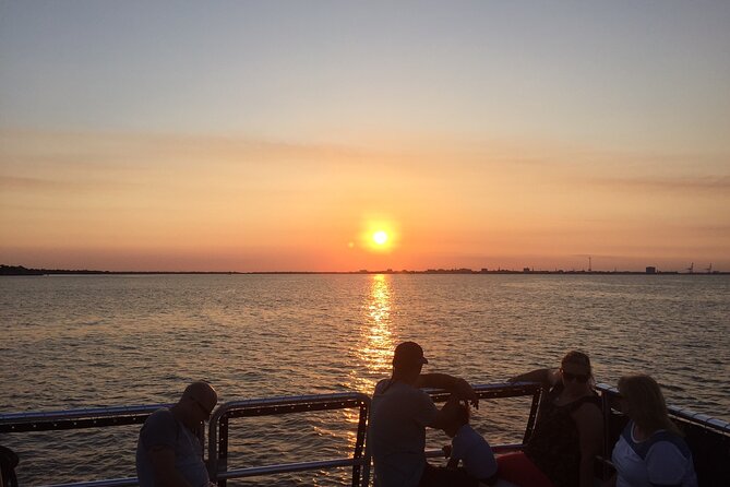 Charleston Harbor Sunset Cruise - Dolphins, sea birds, and the luck factor