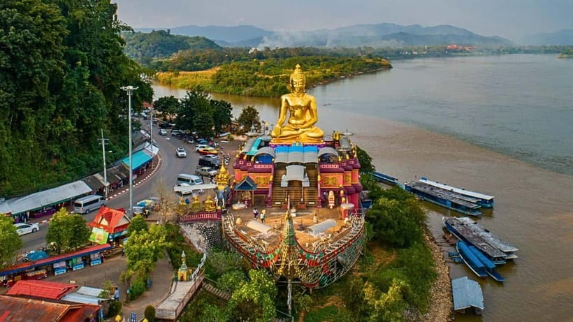 Chiang Mai: Chiang Rai Temples, Golden Triangle & Boat Tour - Wat Rong Khun, the White Temple