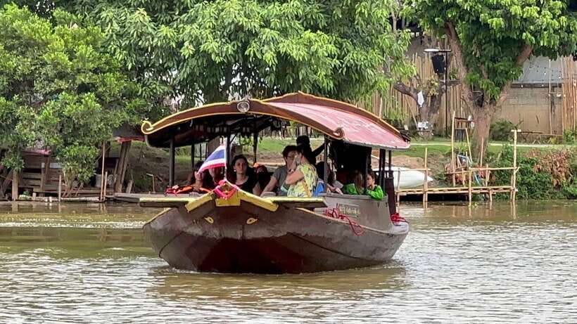 Chiang Mai: Mae Ping River Cruise & Optional Transfer - A long-tail boat view of the Mae Ping