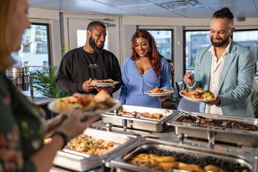 City Cruises Boston: Harbor Buffet Lunch or Dinner Cruise - Boston Harbor views from the ship