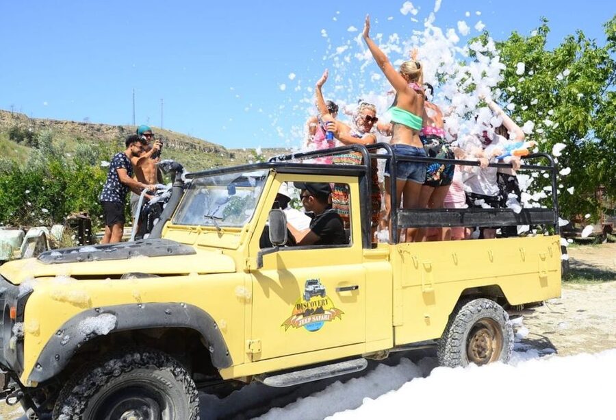 City of Side: Green Canyon Jeep Tour, Boat Trip & Waterfall - Lunch near Green Lake