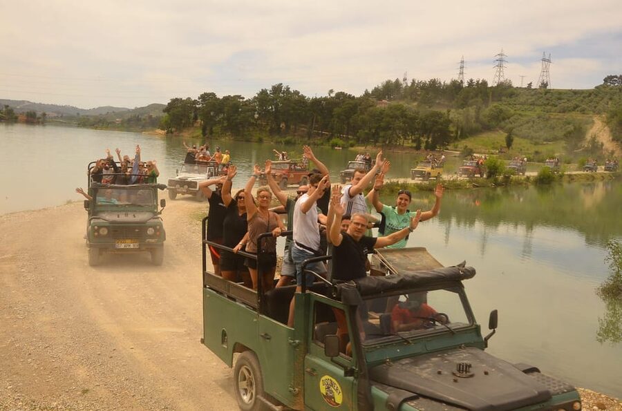 City of Side: Jeep Safari & Green Lake Boat Trip with Lunch - Swimming and the Green Lake boat ride