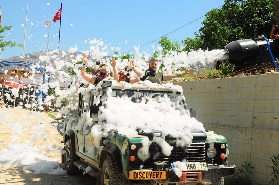 City of Side: Jeep Safari & Green Lake Boat Trip with Lunch - Manavgat Waterfall: a short final stop