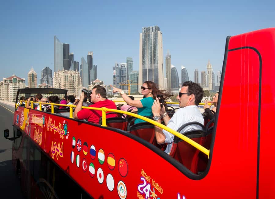 City Sightseeing Dubai Hop-On Hop-Off Bus Tour & Dhow Cruise - Red Route: Old Dubai, Creek, and the Souks