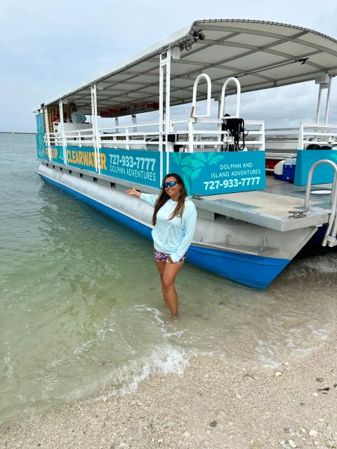 Clearwater Beach: Dolphin & Island Sandbar Cruise - One-Tree Island and the short swim stop