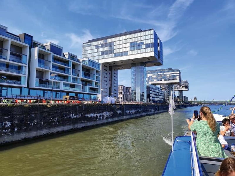 Cologne: 1-hour Rhine Cruise in Cologne - Rheinauhafen and the distinctive crane houses